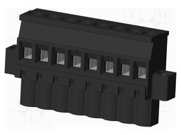 Connector: pluggable terminal block; plug; female; angled 90°