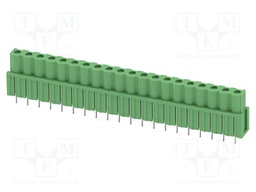 PCB headers, nominal cross section: 2.5 mm?, color: green, n