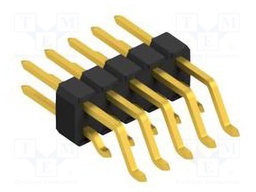 Connector: pin strips; pin header; male; PIN: 10; 2.54mm; SMT; 2x5