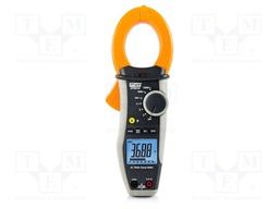 Meter: multifunction; pincers type; LCD; Øcable: 45mm; True RMS