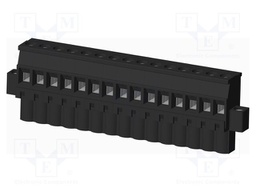 Connector: pluggable terminal block; plug; female; angled 90°