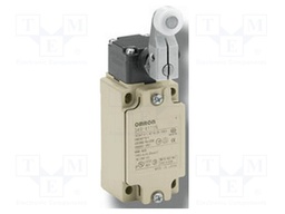 Limit Switch, Top Roller Lever, SPST-NO, SPST-NC, 10 A, 400 VAC, 9.41 N, D4B Series