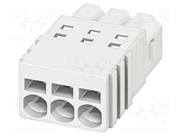 PCB connector, nominal cross section: 0.5 mm?, color: white,