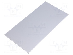 Front panel; Series: ALURAIL; natural; Mat: aluminium; X: 101.8mm