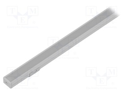 Profiles for LED modules; white; L: 1m; PDS4-PLUS; aluminium