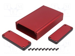 Enclosure: with panel; 1455; X: 78mm; Y: 120mm; Z: 27mm; aluminium