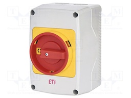 Switch: cam switch; Stabl.pos: 2; 25A; 0-1; in housing; Poles: 3