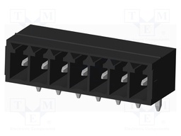 Connector: pluggable terminal block; socket; male; on PCBs