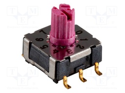 Encoding switch; DEC/BCD; Pos: 10; SMT; Rcont max: 80mΩ; Mat: LCP