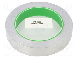 Tape: shielding; W: 19mm; L: 16.5m; Thk: 0.078mm; acrylic conductive