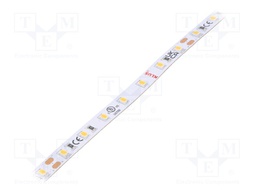 LED tape; white warm; 24V; LED/m: 70; 8mm; IP20; 120°; 4.8W/m; 96lm/W