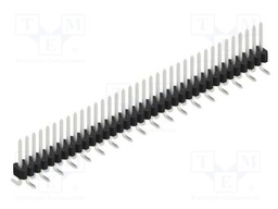 Connector: pin strips; pin header; male; PIN: 36; 1.27mm; SMT; 1x36