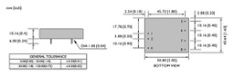 Converter: DC/DC; 15W; Uin: 18÷75VDC; Uout: 15VDC; Iout: 1A; WDD15U