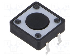 Microswitch TACT; SPST-NO; Pos: 2; 0.05A/12VDC; THT; 1.57N; 4.3mm