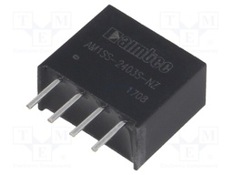 Converter: DC/DC; 1W; Uin: 21.6÷26.4V; 3.3VDC; Iout: 303mA; SIP4