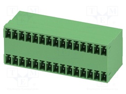 PCB headers, nominal cross section: 1.5 mm?, color: green, n