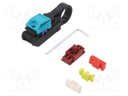 Stripping tool; Øcable: 2.5÷7.6mm; Wire: coaxial,round