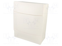 Enclosure: for modular components; IP40; wall mount; white