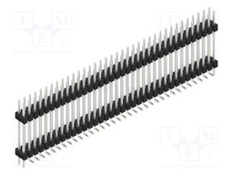 Connector: pin strips; pin header; male; PIN: 72; 2.54mm; SMT; 2x36