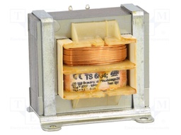 Transformer: mains; 6VA; 230VAC; 9.9V; 0.5A; Leads: for PCB; IP00