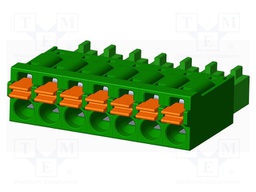 Connector: pluggable terminal block; plug; female; straight; 5.5A
