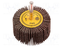 Grinding pin; Ø: 60mm; power tools; flap; H: 30mm