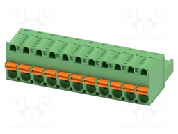 PCB connector, nominal cross section: 2.5 mm?, color: green,
