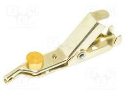 Crocodile clip; 5A; Grip capac: max.25.4mm; Overall len: 66mm