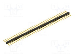 Connector: pin strips; pin header; male; PIN: 35; 2.54mm; SMT; 1x35