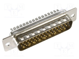 D Sub Connector, HD44, High Density, Plug, 44 Contacts, DB, Solder Cup