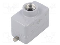 Enclosure: for HDC connectors; C-TYPE; size 57.27; IP66; PG21