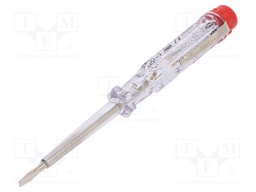 Voltage tester; insulated; slot; SL 3mm; Blade length: 60mm