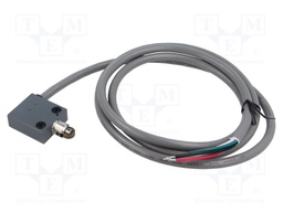 Limit switch; oblong metal roller Ø12,4mm; SPDT; 5A; max.240VAC