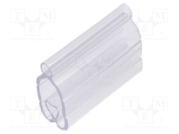 Markers for cables and wires; 8÷16mm; PVC; transparent; -30÷60°C