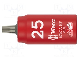 Socket; socket spanner,Torx®; TX25; 1/4"; insulated; 36mm