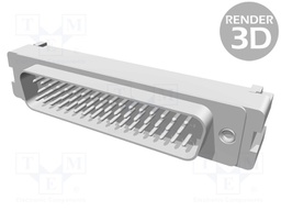 D-Sub; PIN: 50; plug; male; IDC; UNC4-40; Locking: screws; 1.25A