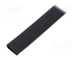 Hole and edge shield; EPDM; L: 10m; black; H: 13mm; W: 6mm