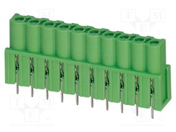 PCB headers, nominal cross section: 2.5 mm?, color: green, n