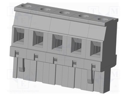 Connector: pluggable terminal block; plug; female; angled 90°