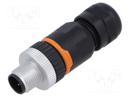 Connector: M12; plug; PIN: 3; male; A code-DeviceNet / CANopen