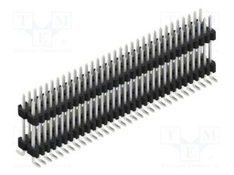Connector: pin strips; pin header; male; PIN: 64; 1.27mm; SMT; 2x32