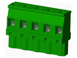 Connector: pluggable terminal block; plug; female; angled 90°