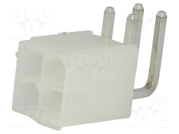 Socket; wire-board; male; N42G; 4.2mm; PIN: 4; THT; 600V; 9A; tinned