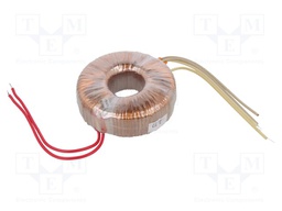 Transformer: toroidal; 100VA; 230VAC; 115V; 115V; 0.43A; 0.43A; IP00