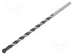 Drill bit; for concrete; Ø: 5/16",8mm; L: 200mm; metal; blister