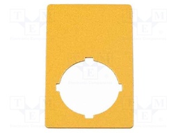 Description label; 22mm; RMQ-Titan; Colour: yellow