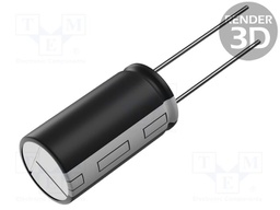 Capacitor: electrolytic; THT; 100uF; 63VDC; Ø8x15mm; Pitch: 5mm