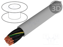 Wire; stranded; Cu; JZ-500; 32G0,75mm2; unshielded; PVC; 300/500V