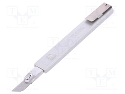 Knife; universal; 9mm; Handle material: metal