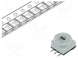Switch: encoding switch; Pos: 16; 1uA/20mVDC; -60÷125°C